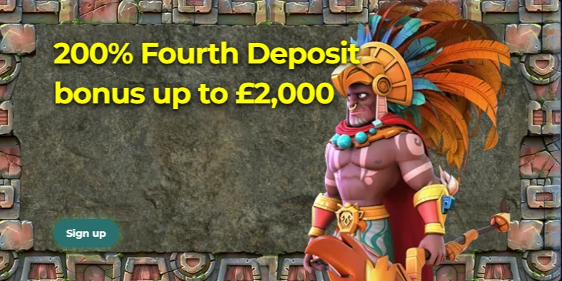 Aztec Paradise Casino cashback bonus